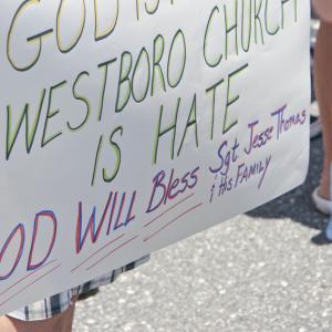 We condemn Westboro Baptist, but avoid real controversies that are hurting Chris