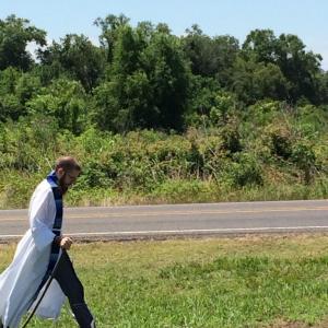 Rev. Jeff Hood begins his pilgrimage. twitter.com/revjeffhood