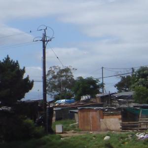 Squatter camp in South Africa. Photo courtesy of Tom Getman.