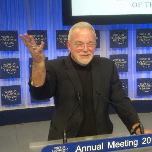 Jim Wallis speaking at the World Economic Forum in Davos