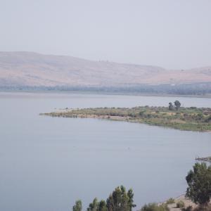 Overlooking the Sea of Galilee, photo courtesy Jon Huckins