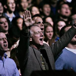 John Piper at his church in 2008. Image via Wiki Commons, http://bit.ly/wCFqsL.