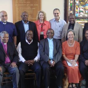 Key members of the SA Kairos Committee with two senior ANC representatives. (Pho