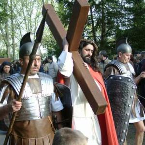 Religious procession on good Friday in Stuttgart-Bad Cannstatt, Germany. Via Wik