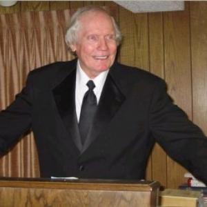 Fred Phelps at his pulpit, Public Domain via Wikimedia Commons