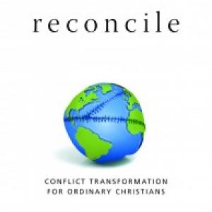 The cover of "Reconcile" by John Paul Lederach. Image courtesy Christian Piatt/P