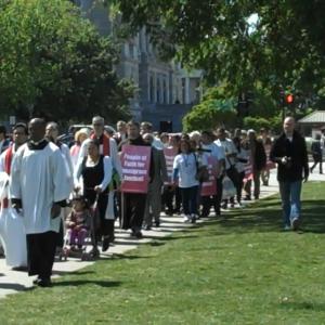 Clergy lead Jericho March around Supreme Court James Colten / Sojourners
