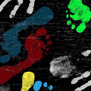 Hand and foot prints. Vector illustration courtesy ducu59us/shutterstock.com