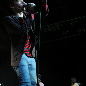 Fun.'s Nate Ruess performs live. Photo courtesy Tylertello/shutterstock.com