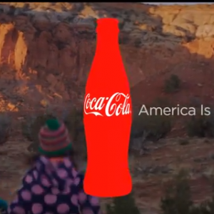 Coca-Cola Super Bowl commercial screenshot