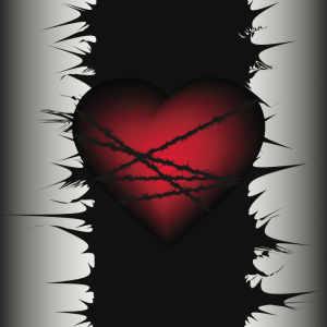 The wounding heart. Image via SAnya85/shutterstock.com