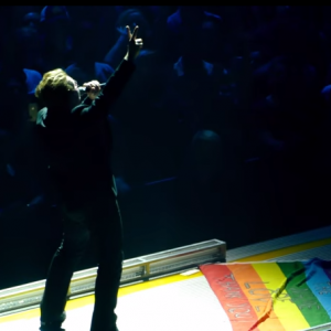 Screenshot of U2 / 4K / "Pride (In the Name of Love)" (Live) / United Center, Chicago / June 28th, 2015