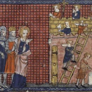 Saint Valentine of Terni and his disciples. Via http://bit.ly/deGE9S