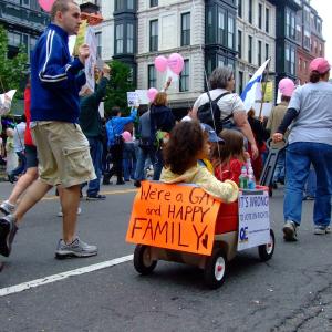 Gay and happy family. Image via Wiki Commons http://bit.ly/v9yizi