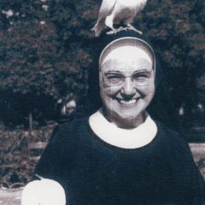 Sister Annunziata in Rome in the 1960s. Photo courtesy of Cathleen Falsani.