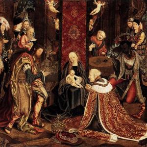 A 16th-century depiction of the Epiphany from Germany. Via http://bit.ly/yeOf4J 