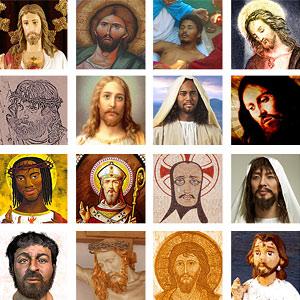 A collection of images of Jesus. Image courtesy Christian Piatt/Patheos.