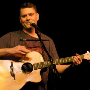 Jason Harrod in concert, Raleigh NC 2010. Image via the artist. 