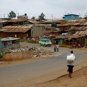 Kibera, the largest slum in Africa. Nairobi, Kenya. Photo by Cathleen Falsani.