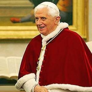 Pope Benedict XVI's profile picture from his Twitter account @PopeBenedictXVI