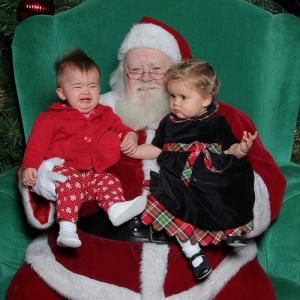 "Santa and the girls." By Joe Shlabotnik via http://bit.ly/u6wWMc