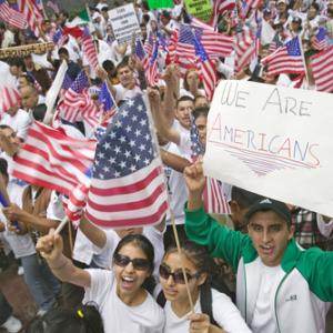  Immigration reform rally, spirit of america / Shutterstock.com