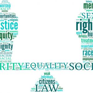 Equality symbol tag cloud,  life_in_a_pixel / Shutterstock.com