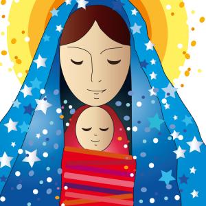 Mary and Jesus. Image courtesy Milena Moiola/shutterstock.com