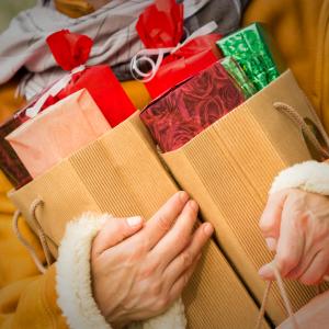 Piles of holiday boxes. Image courtesy lola1960/shutterstock.com