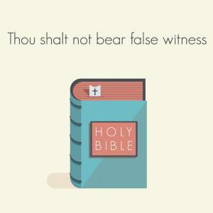 The ninth commandment illustration, Siarhei Tolak / Shutterstock.com