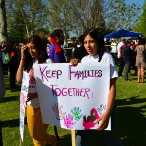 Immigration rally in Bakersfield, Calif., Richard Thornton / Shutterstock.com