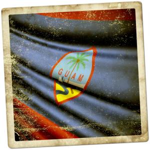 The flag of Guam. Image via Jiri Flogel/shutterstock.com