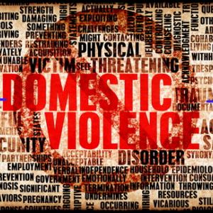 Domestic violence word cloud, kentoh / Shutterstock.com