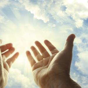 Hands in prayer. Image via STILLFX/shutterstock.com