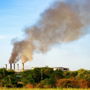 Air pollution from a factory. Image courtesy Bohbeh/shutterstock.com