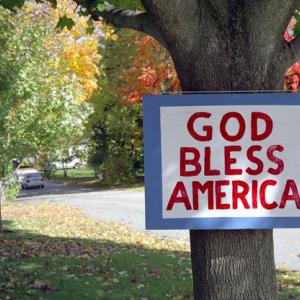 God bless America sign, Tony Mathews / Shutterstock.com