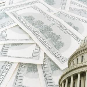 Money in politics illustration, Elena Yakusheva / Shutterstock.com