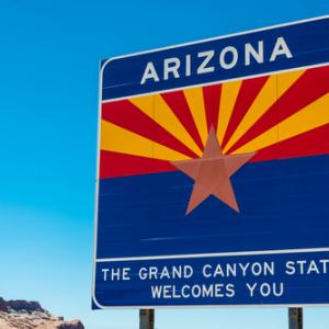Arizona highway sign, Janece Flippo / Shutterstock.com
