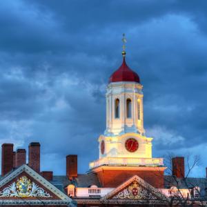 Dunster House White Tower and Red Dome at Harvard, Jorge Salcedo / Shutterstock.