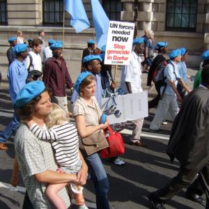 Protests against violence in Darfur, David Burrows / Shutterstock.com