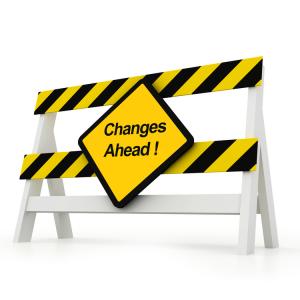 Warning: changes ahead. Image via CGinspiration/shutterstock.com