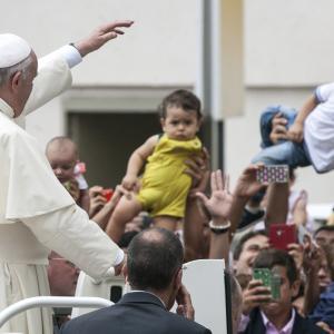  Pope Francis in St. Peter's Square, giulio napolitano / Shutterstock.com