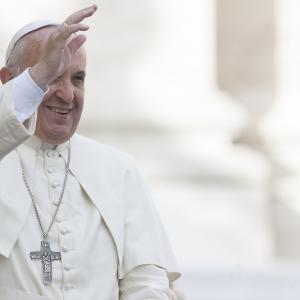 Pope Francis in October in St. Peter's Square. giulio napolitano / Shutterstock.