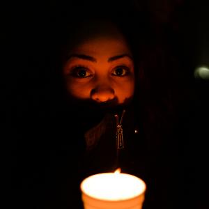 Ferguson solidarity vigil. Image courtesy Nisarg Lakhmani/shutterstock.com