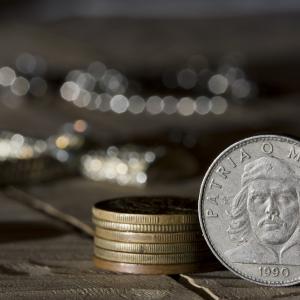 The revolutionary on a coin. Image courtesy R.S.Jegg/shutterstock.com