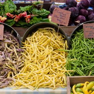 Produce at Farmer's Market photo, Charles Amundson, Shutterstock.com