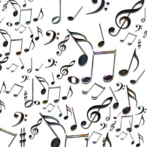 Musical notes, graph / Shutterstock.com