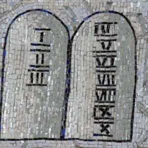 Ten Commandments Mosaic. Image via Zvonimir Atletic / Shutterstock