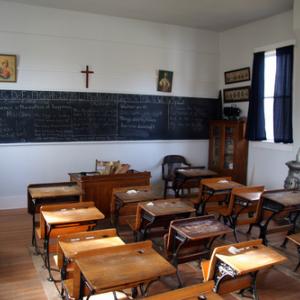 (Catholic classroom photo by Shutterstock.com)