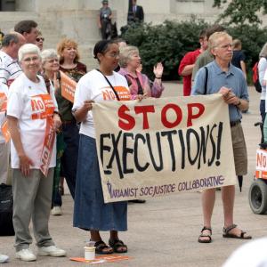Protesters at a Anti-Death Penalty Rally, Robert J. Daveant / Shutterstock.com